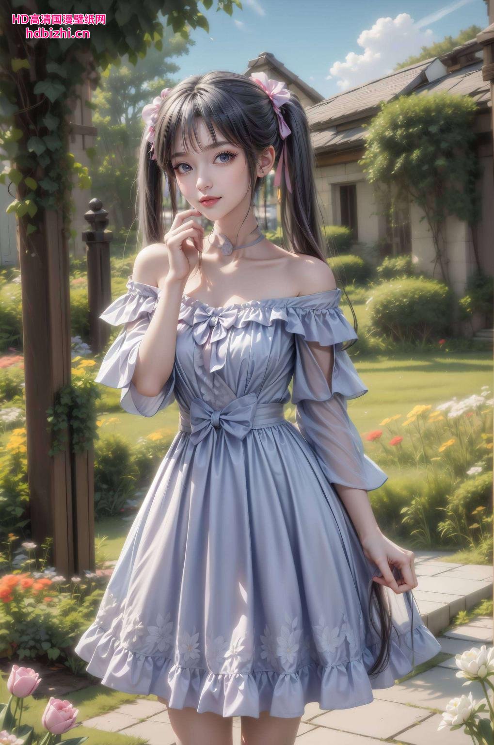 高清质感碧瑶美图来啦！这款男生实用花束壁纸