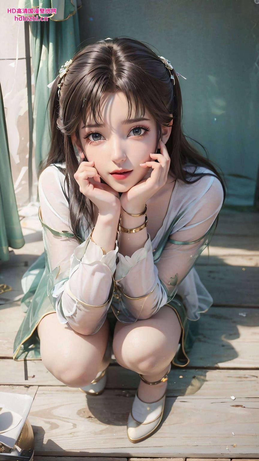 碧瑶的美照融入其中简洁大方