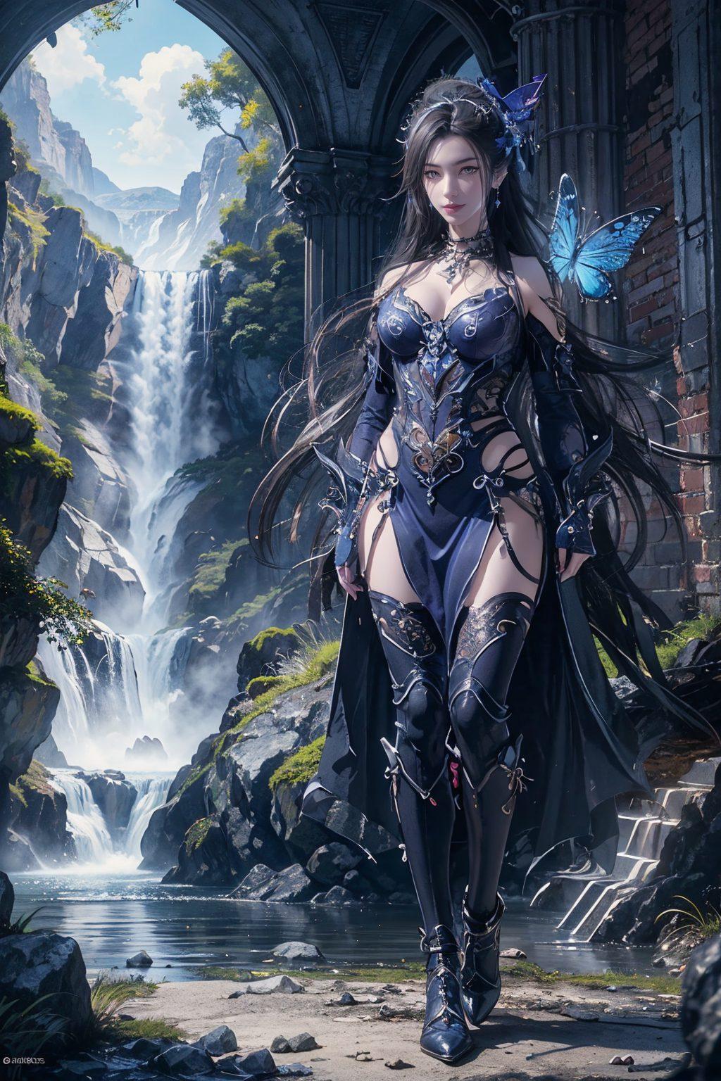 高清动漫潮女妖电脑桌面焕新颜