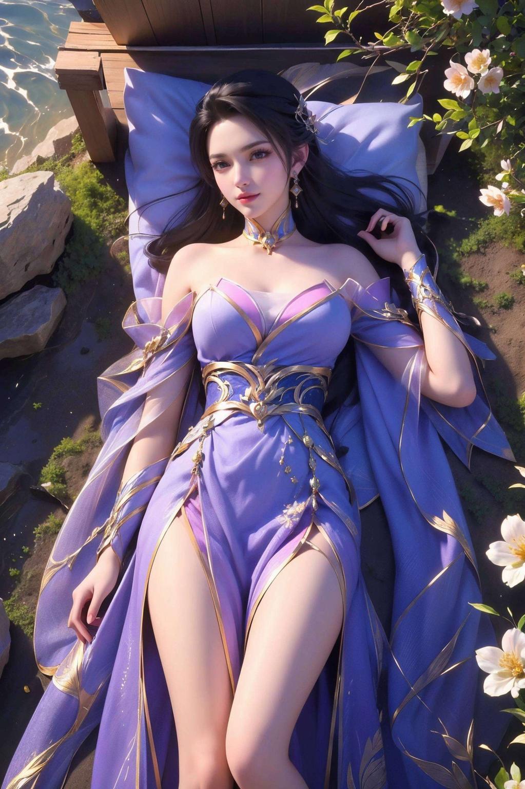 今天给大家带来一款超美的绿色二次元壁纸宛如仙境】