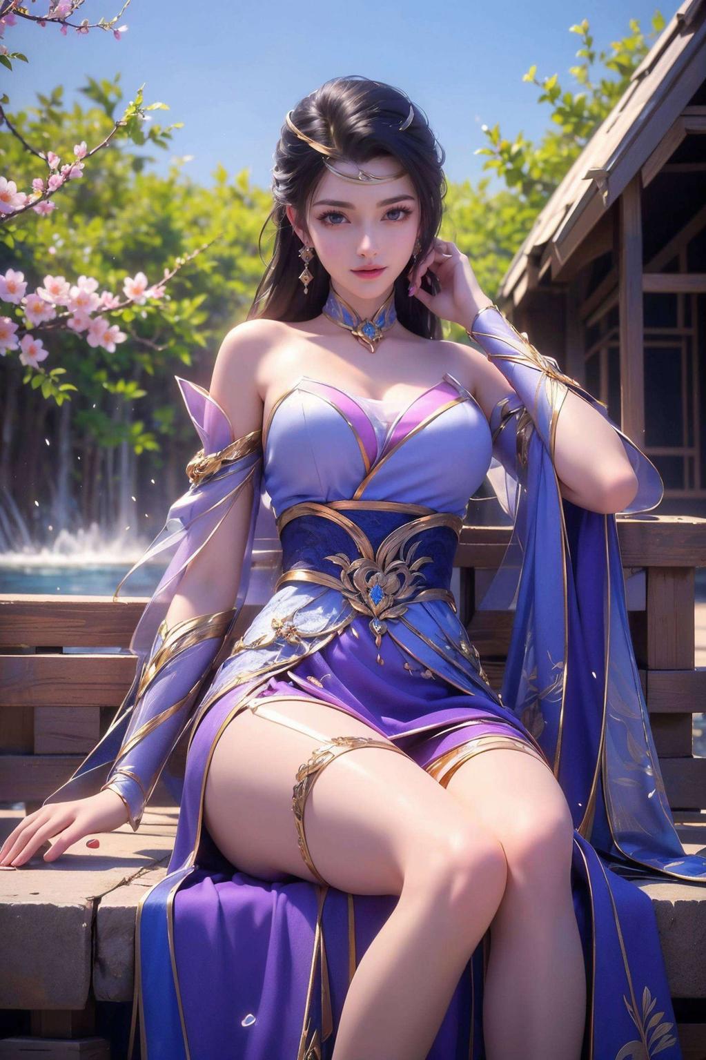 楚灵玉翩翩起舞清新脱俗