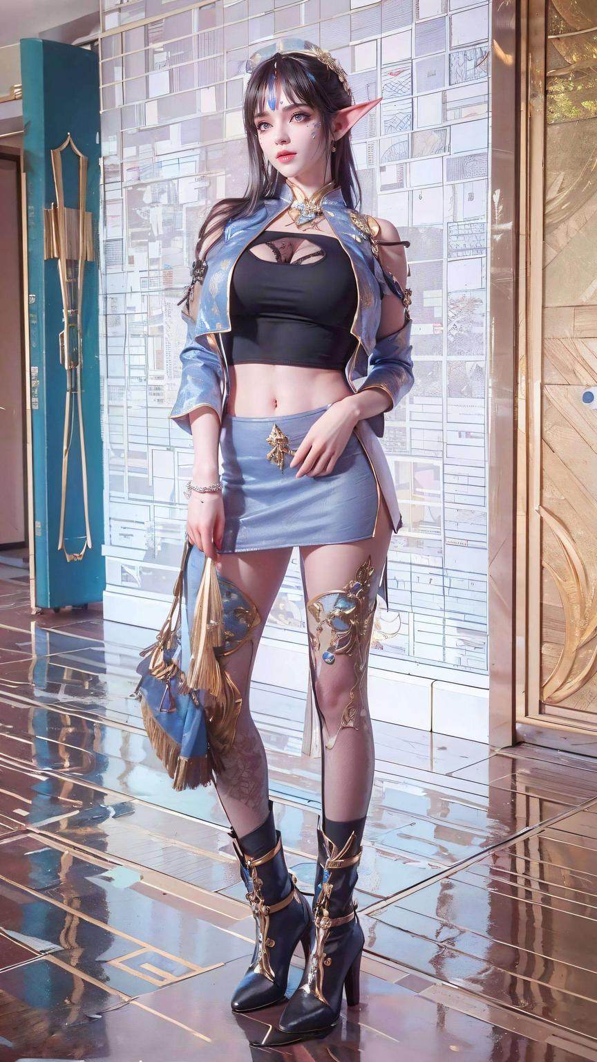 尽显古香古色之美手绘凤清儿