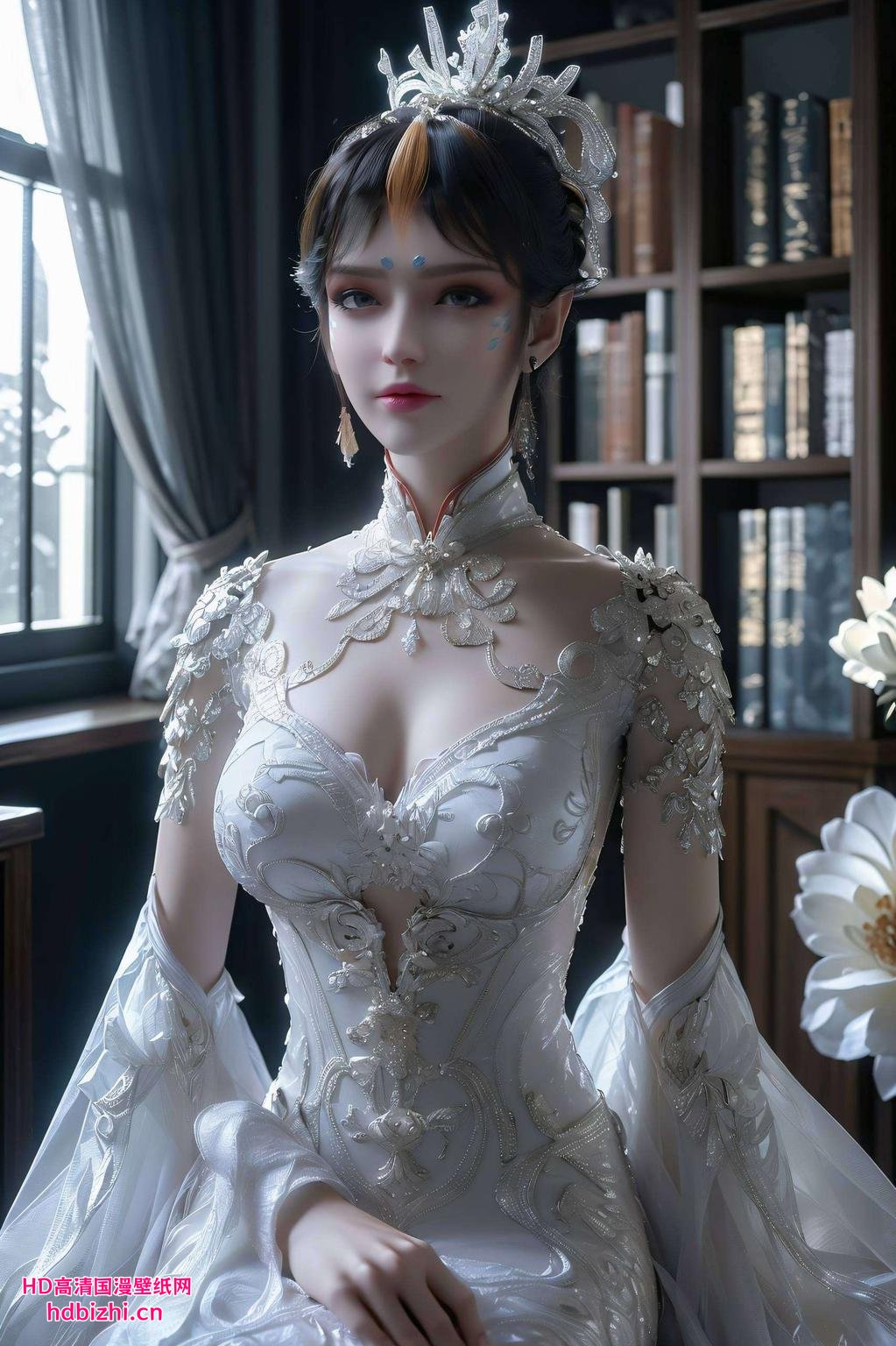 免费壁纸大放送！细腻笔触勾勒古香古色的国漫美女凤清儿