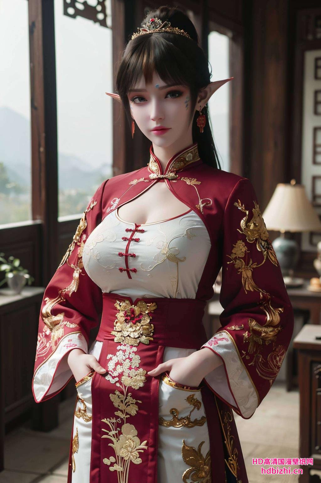 今天给大家带来一款超治愈的绿色壁纸！这款以动漫角色凤清儿为主题的可爱壁纸还能让你的Win10桌面瞬间焕然一新