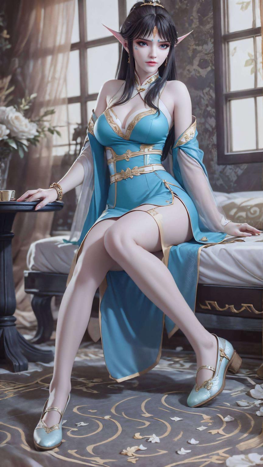 凤清儿闭眼壁纸尽享视觉盛宴