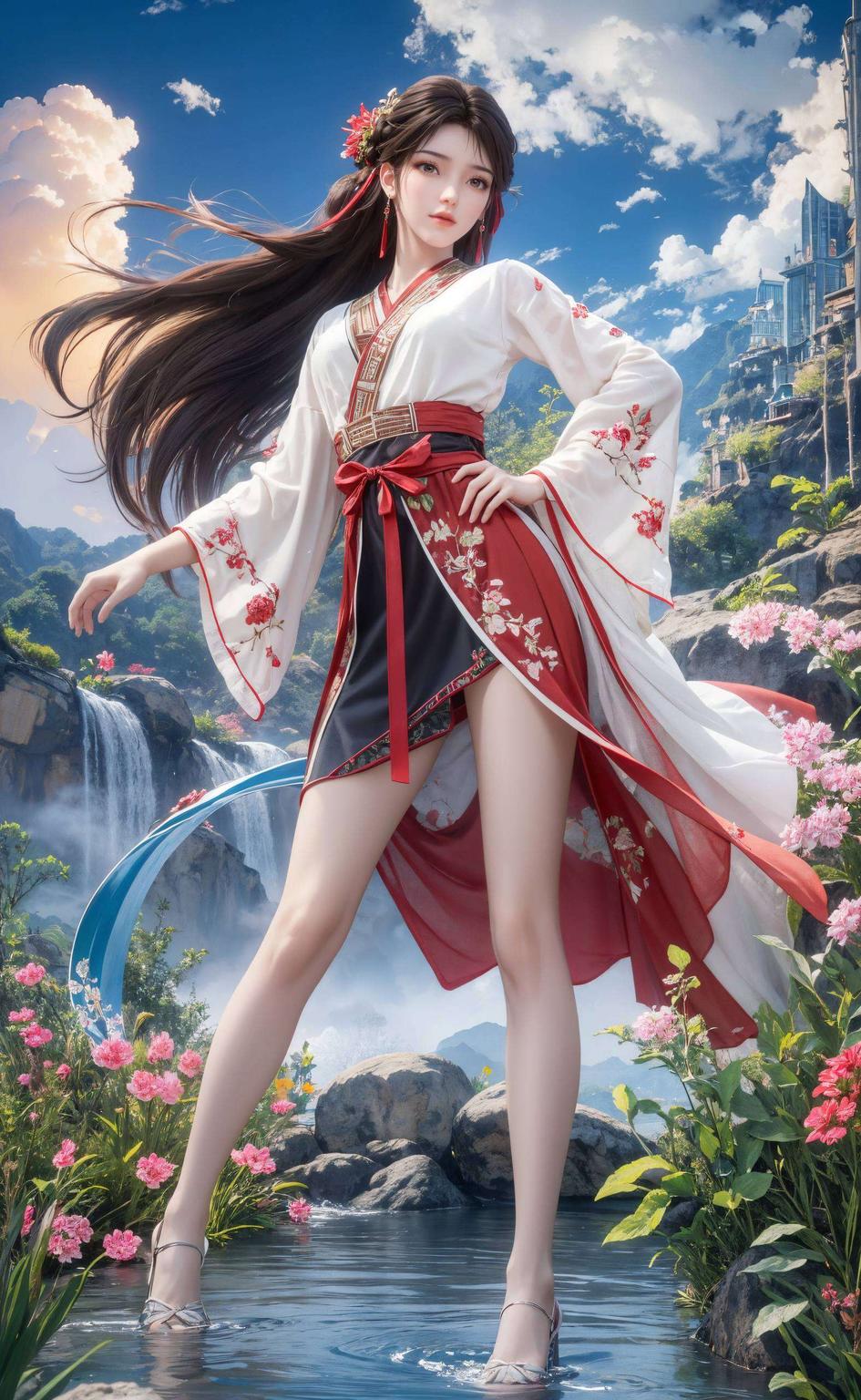 高清画质画面中