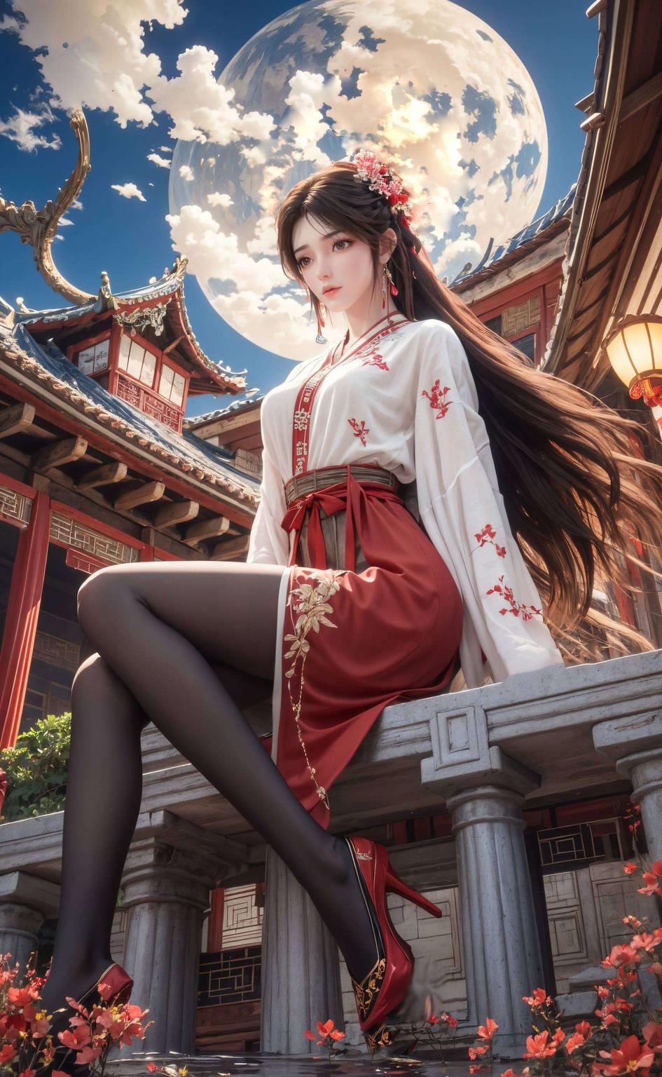 简约之美火灵儿祈福高清壁纸