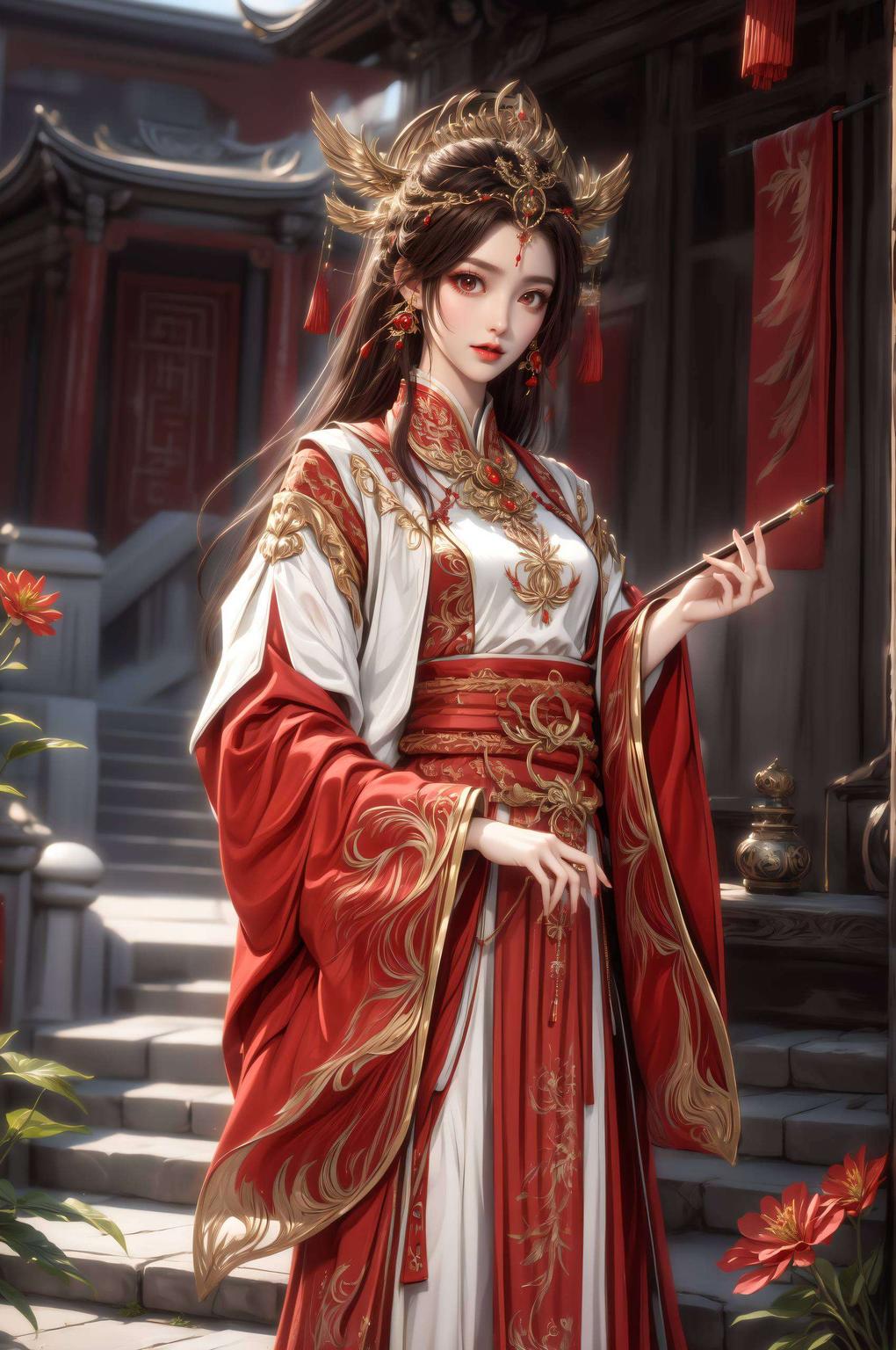 火灵儿电脑动漫壁纸超清4k灵动可爱