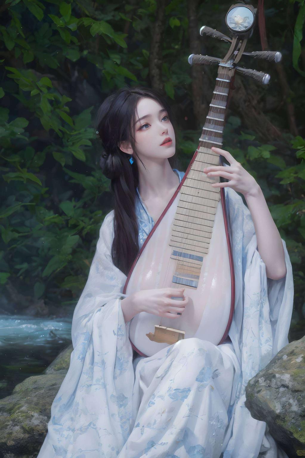 平板壁纸解锁浪漫奇幻石昊与火灵儿共舞