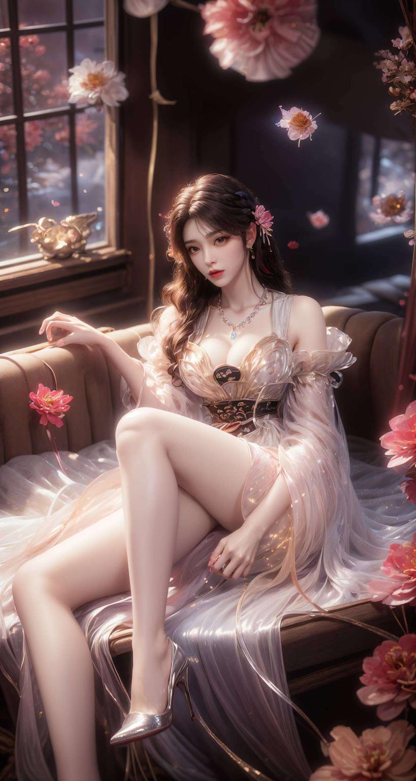 点亮电脑桌面粉色梦幻