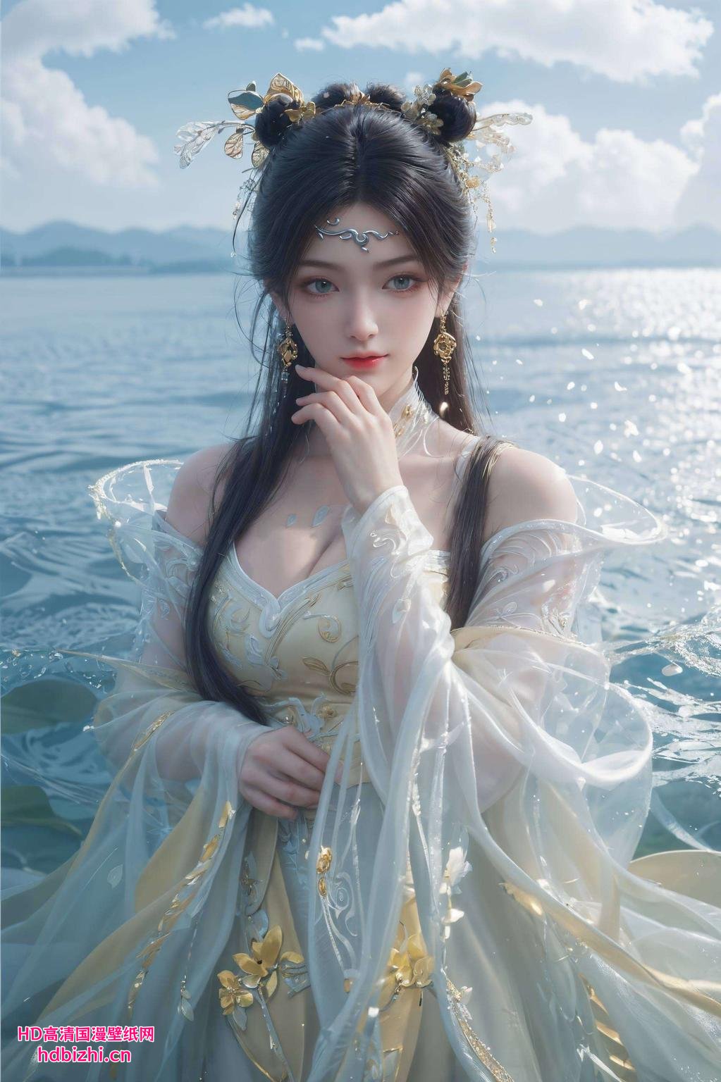 一锁屏就惊艳！高清画质金瓶儿高清锁屏壁纸