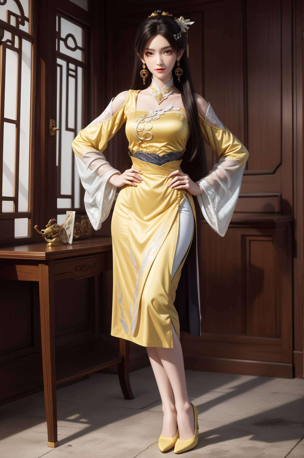 金瓶儿美图壁纸细腻笔触描绘