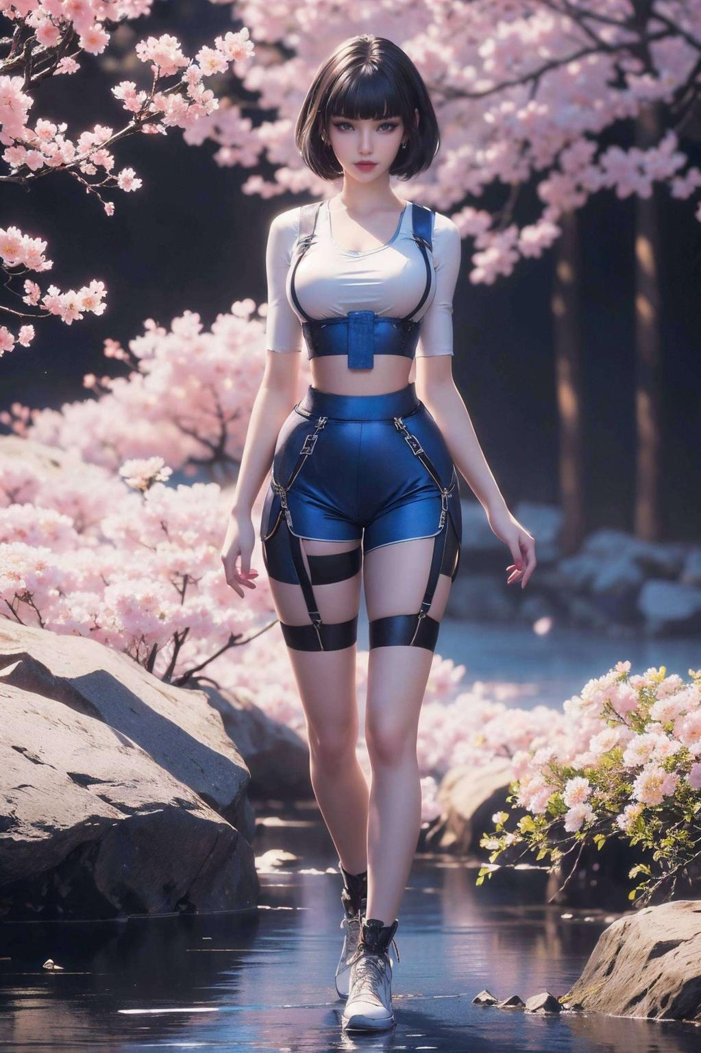 看她活泼地在水中畅游让你的电脑桌面瞬间活力满满！