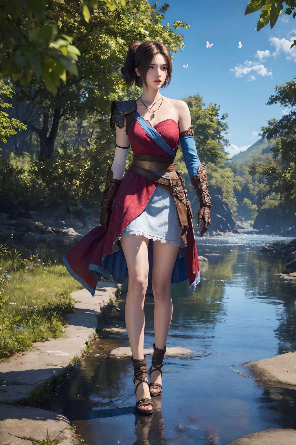 雪白裙摆飘动间让你的桌面瞬间变身仙境！