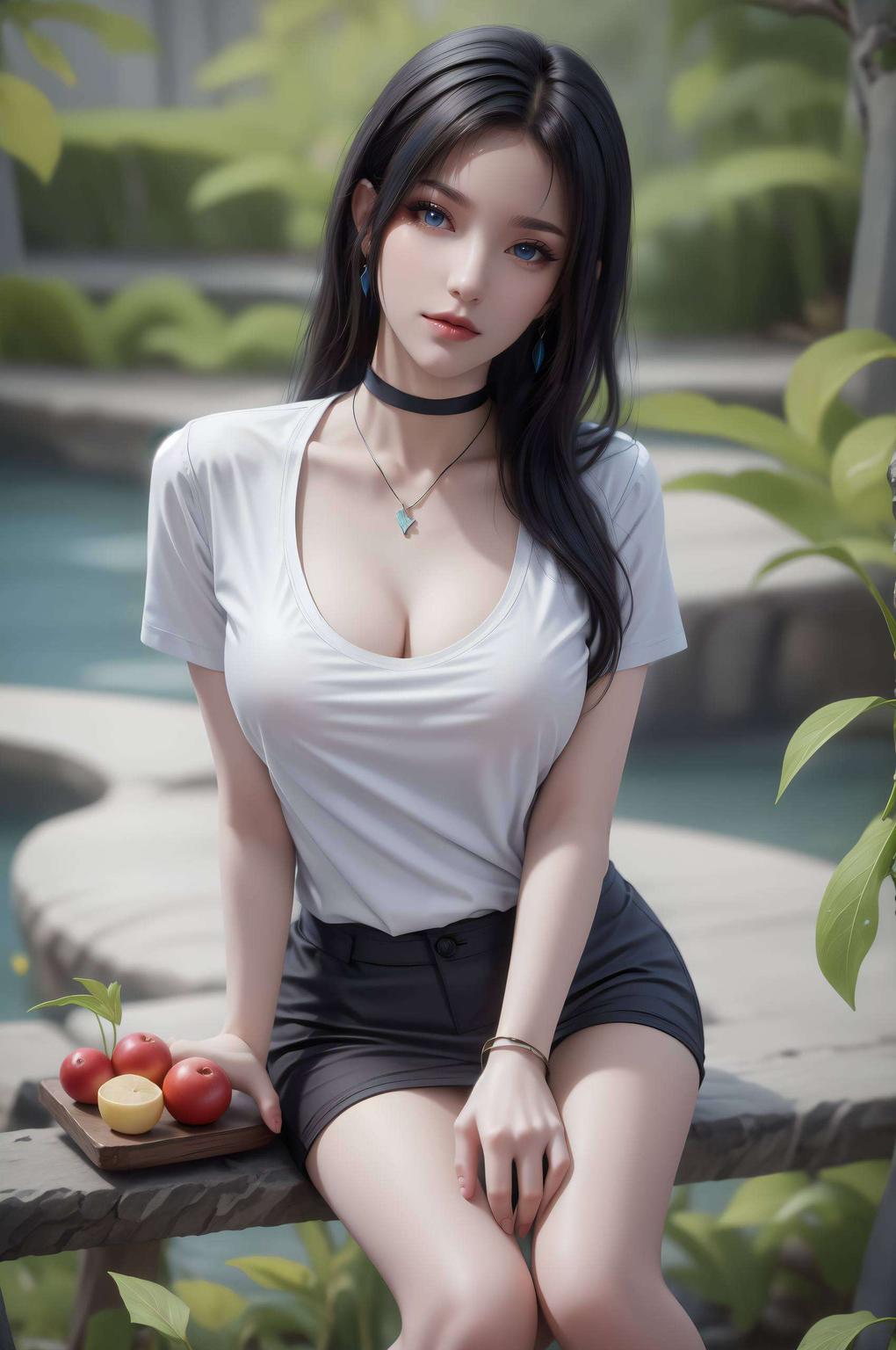 每一瞥都是心动瞬间绿色二次元风情