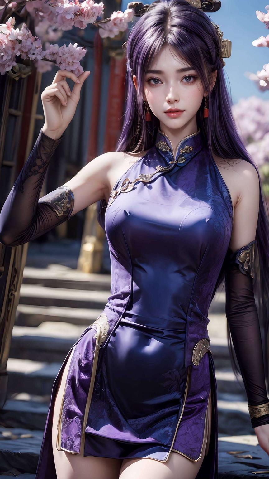 你的电脑桌面姬紫月大长腿锁屏壁纸