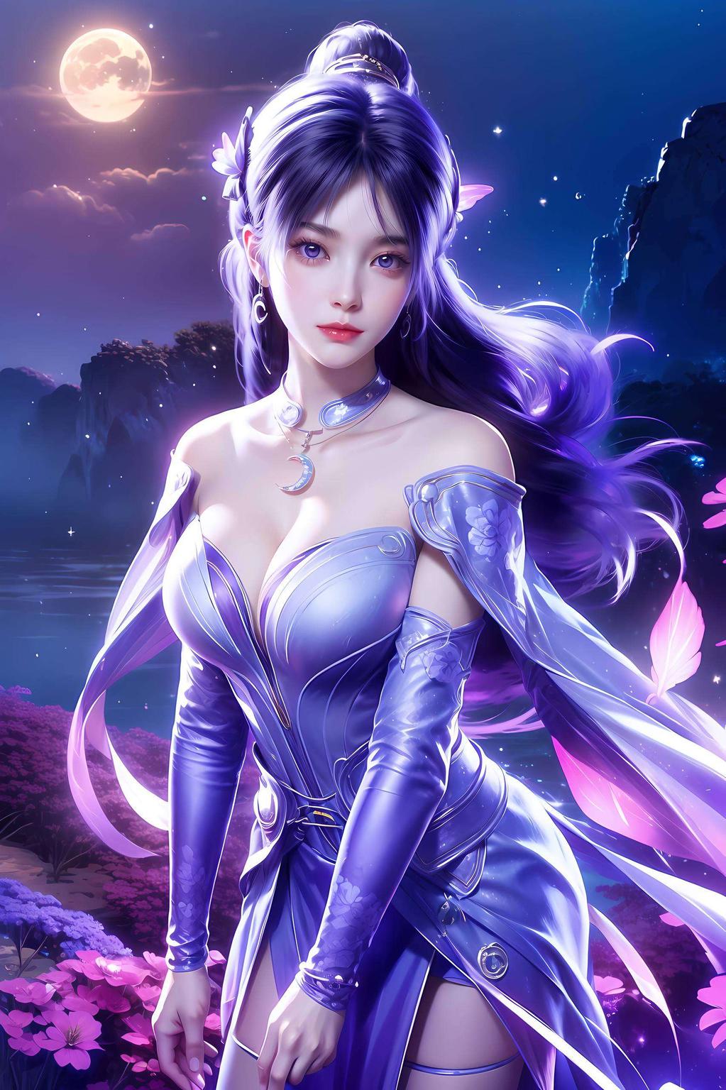 今天给大家带来一组超还原的古风漫画壁纸这姬紫月照片壁纸