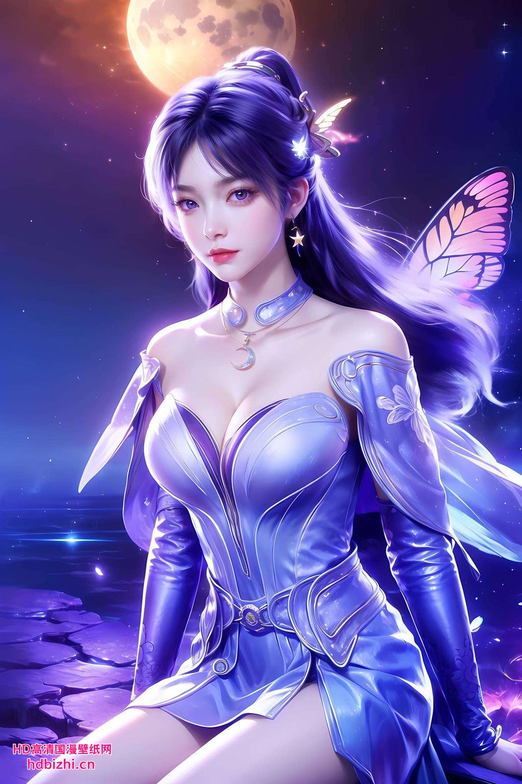 为你的电脑桌面添彩增辉姬紫月变装建模