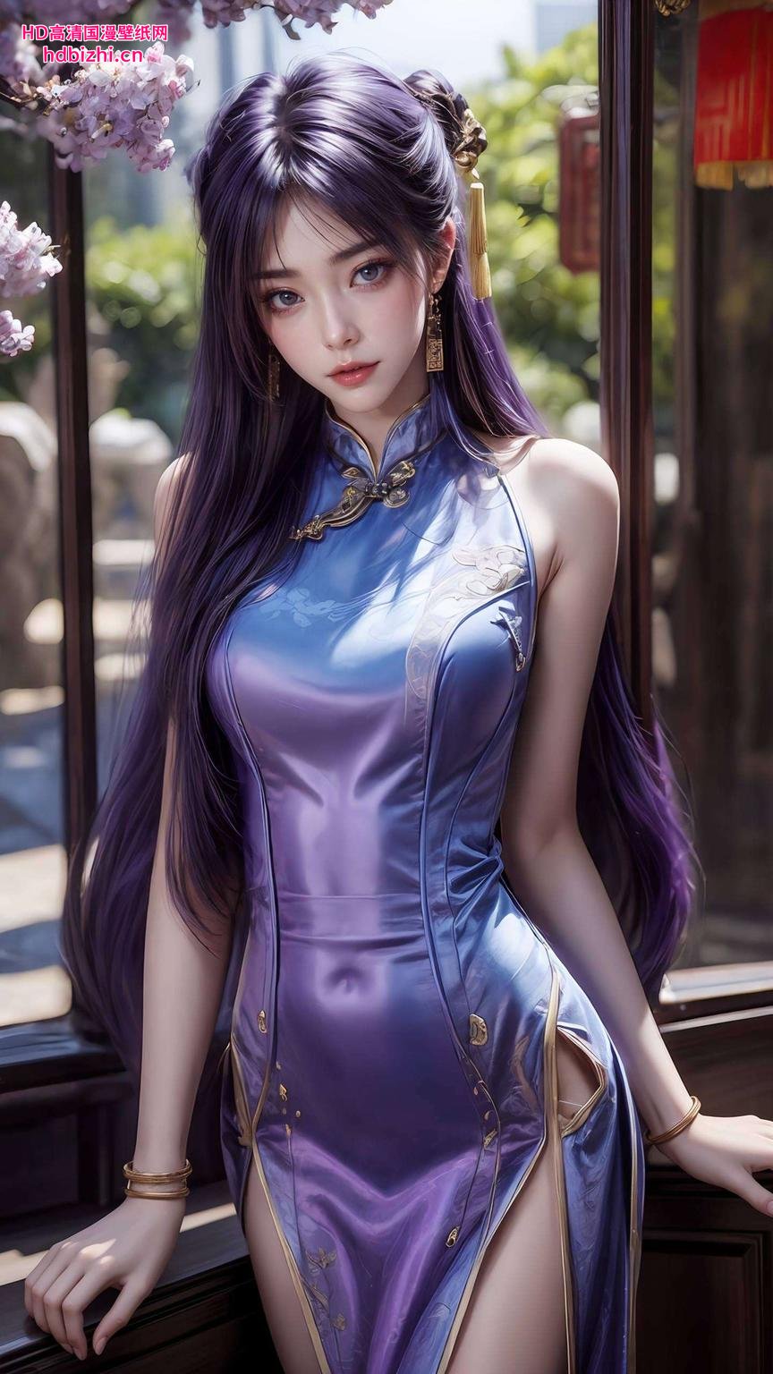 让你的安卓桌面焕然一新！来看看这款以姬紫月为主题的高清壁纸大家好！今天给大家带来超还原的免费壁纸