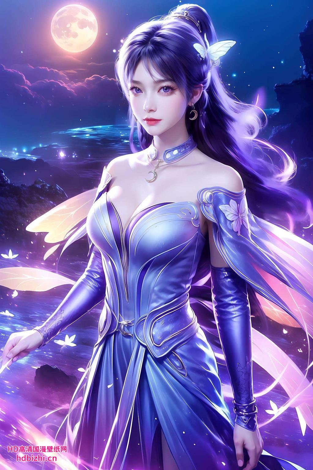 姬紫月风采尽显手机桌面焕新颜