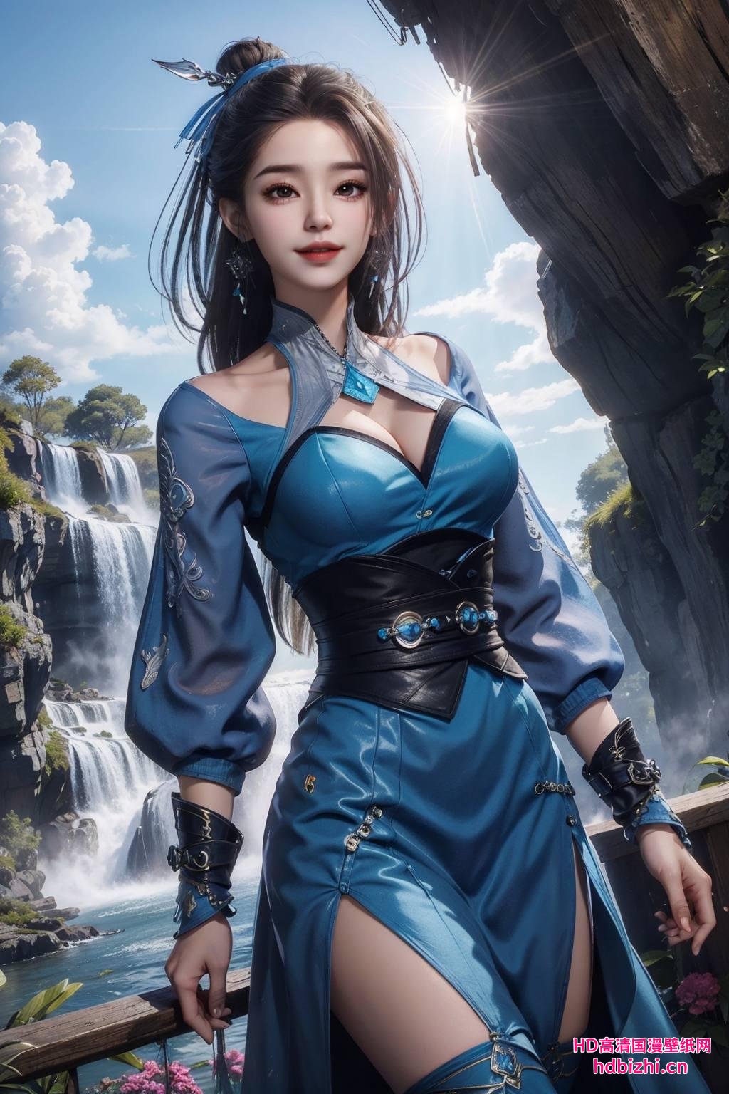 淡雅的妆容平板炫彩