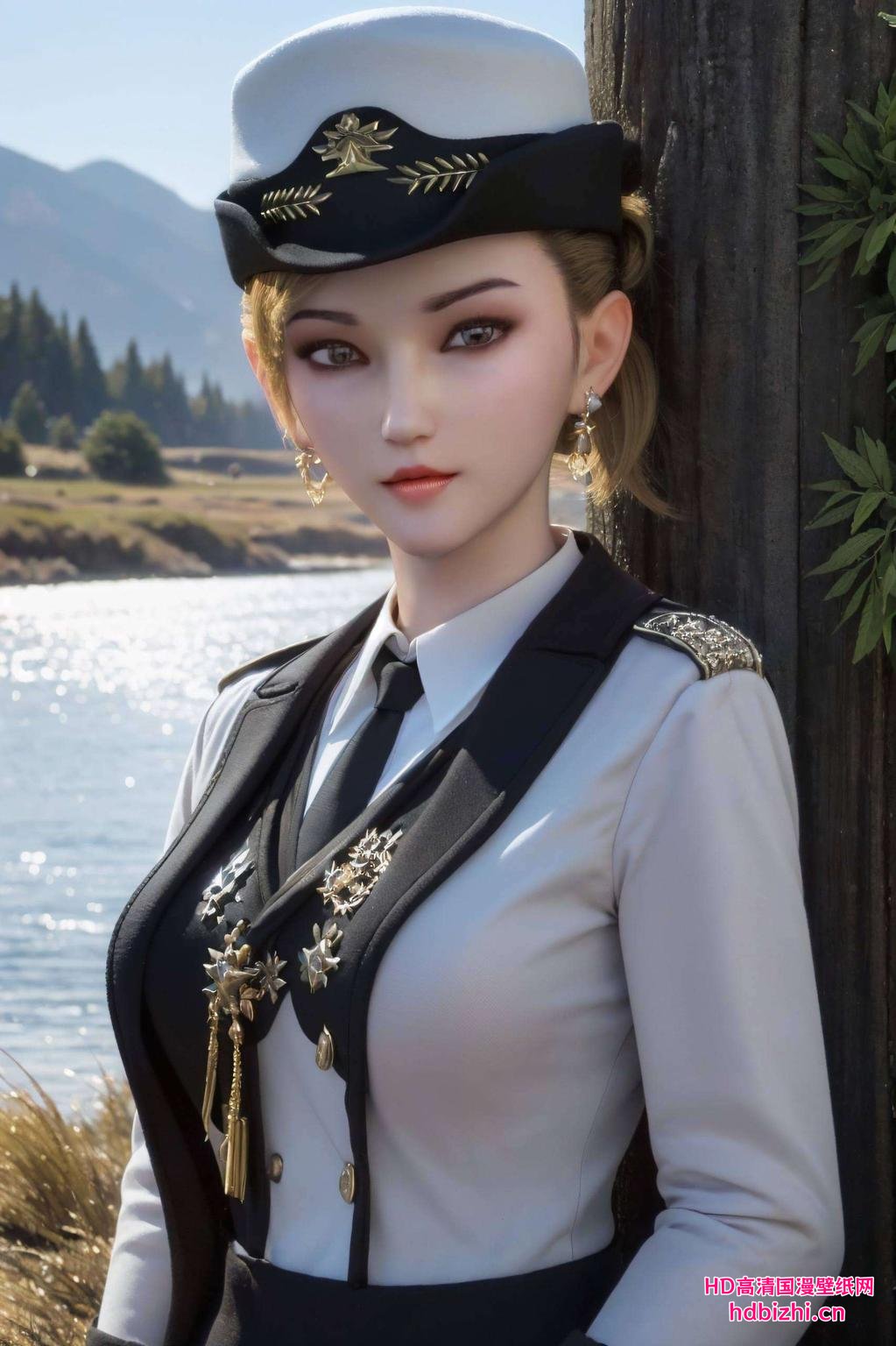 养眼壁纸来袭！今天给大家带来一组雄兵连怜风的唯美壁纸让你的手机和平板瞬间变美！快来欣赏这动漫风满满的画面
