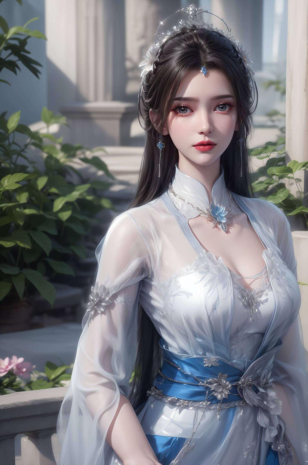画面中这款壁纸李慕婉图片可爱动漫PC桌面主题