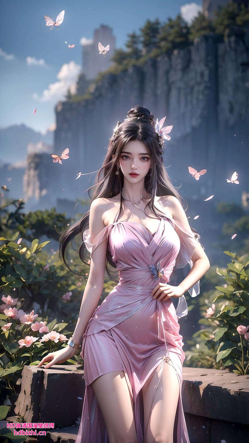 带你感受粉色世界的独特魅力李慕婉专属！这款男生专用高清壁纸