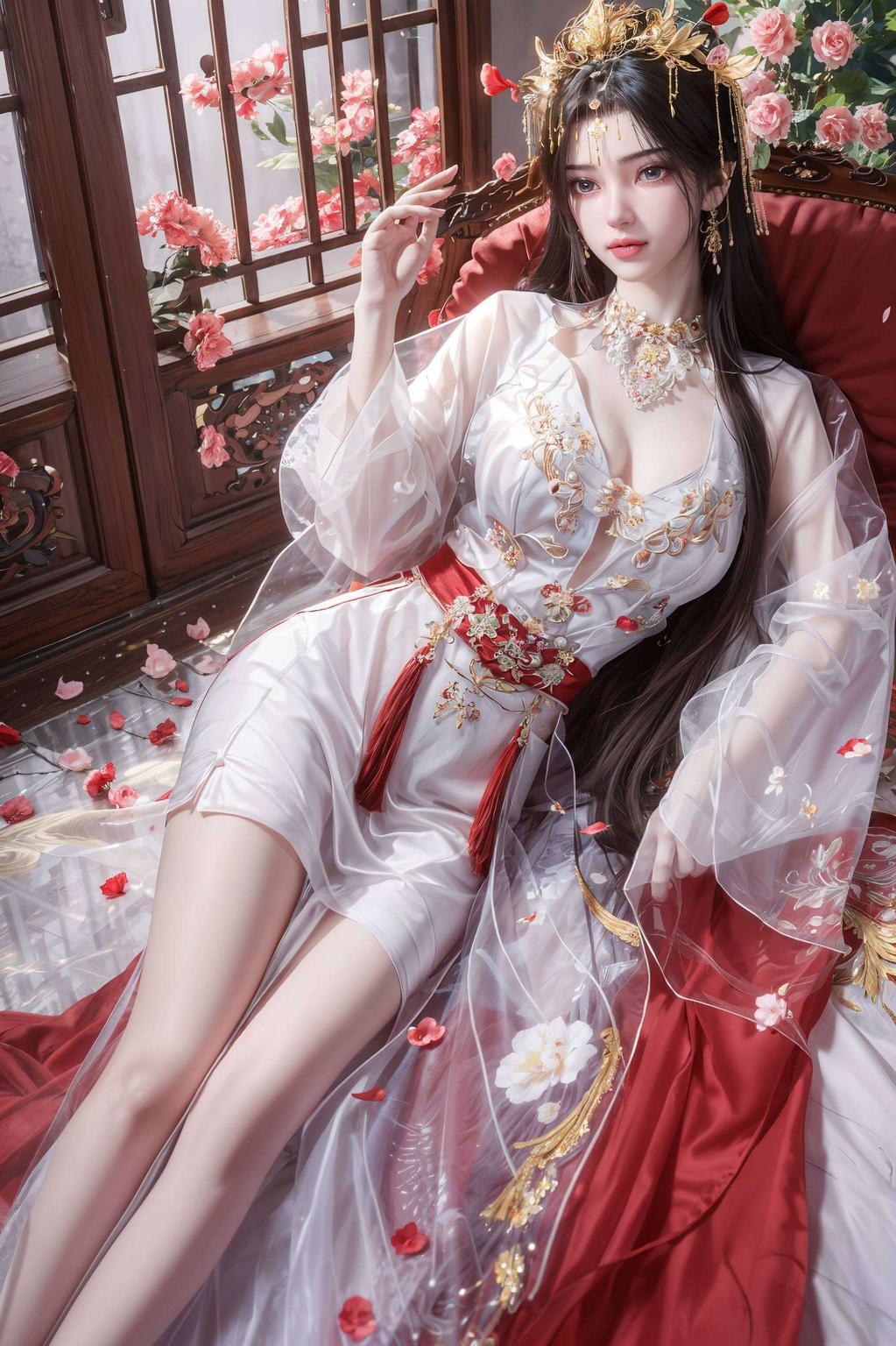 画面中的李慕婉甜美动人