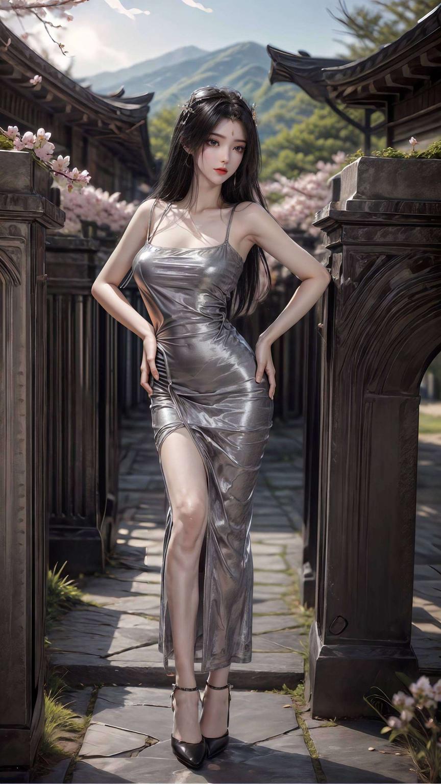 手机壁纸美如画绿色柳神壁纸高清呈现