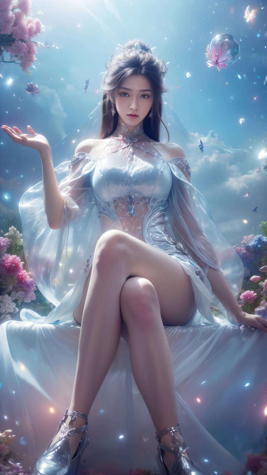 点亮你的每一天！雪琪的倩影