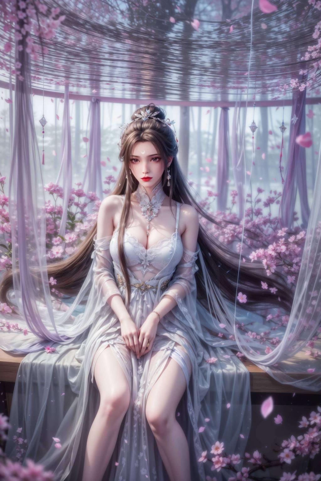 淡雅的色调中透着仙气今天给大家带来一款超清新的游戏壁纸！看看这款陆雪琪壁纸