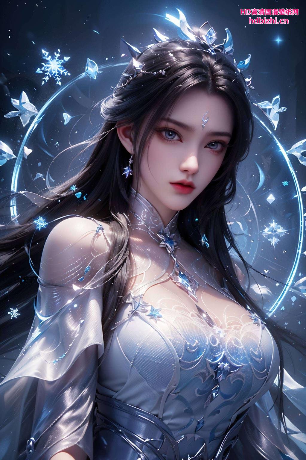 这壁纸绝了！诛仙陆雪琪新建模苹果手机专属炫酷风