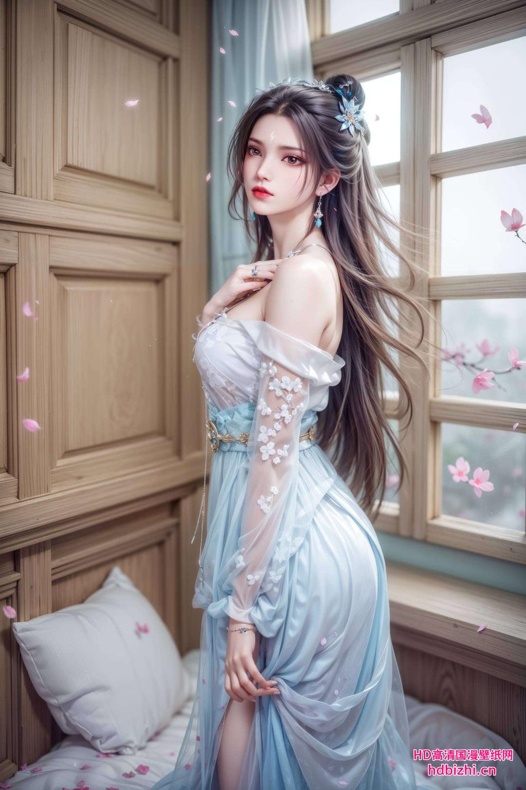 今天给大家带来一组超高清免费壁纸特别推荐这款陆雪琪主题的Win10桌面壁纸！高清细腻