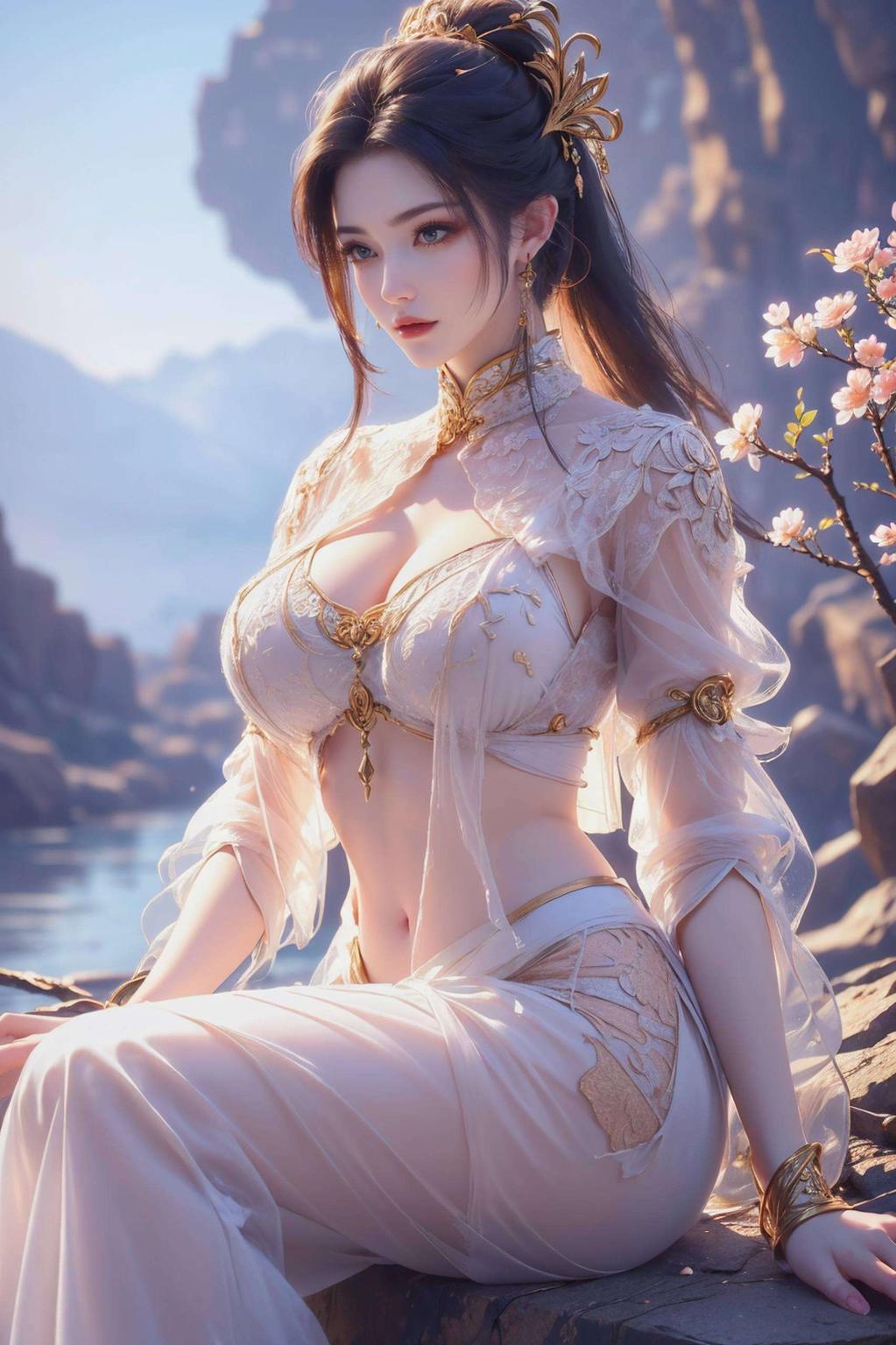 神秘的美杜莎粉色梦幻