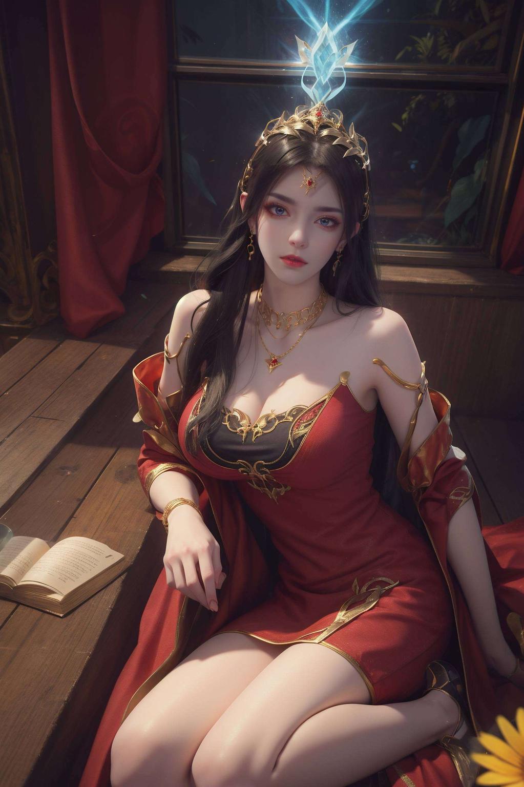 神秘蛇发女妖的魅惑眼神护眼又养眼