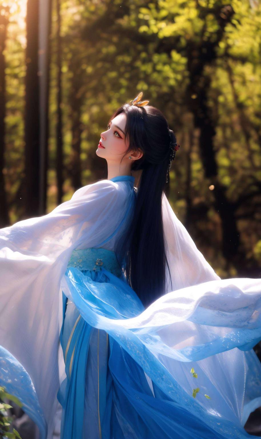 画面中的南宫夕儿眼神深邃为你的电脑增添一份浪漫气息吧！