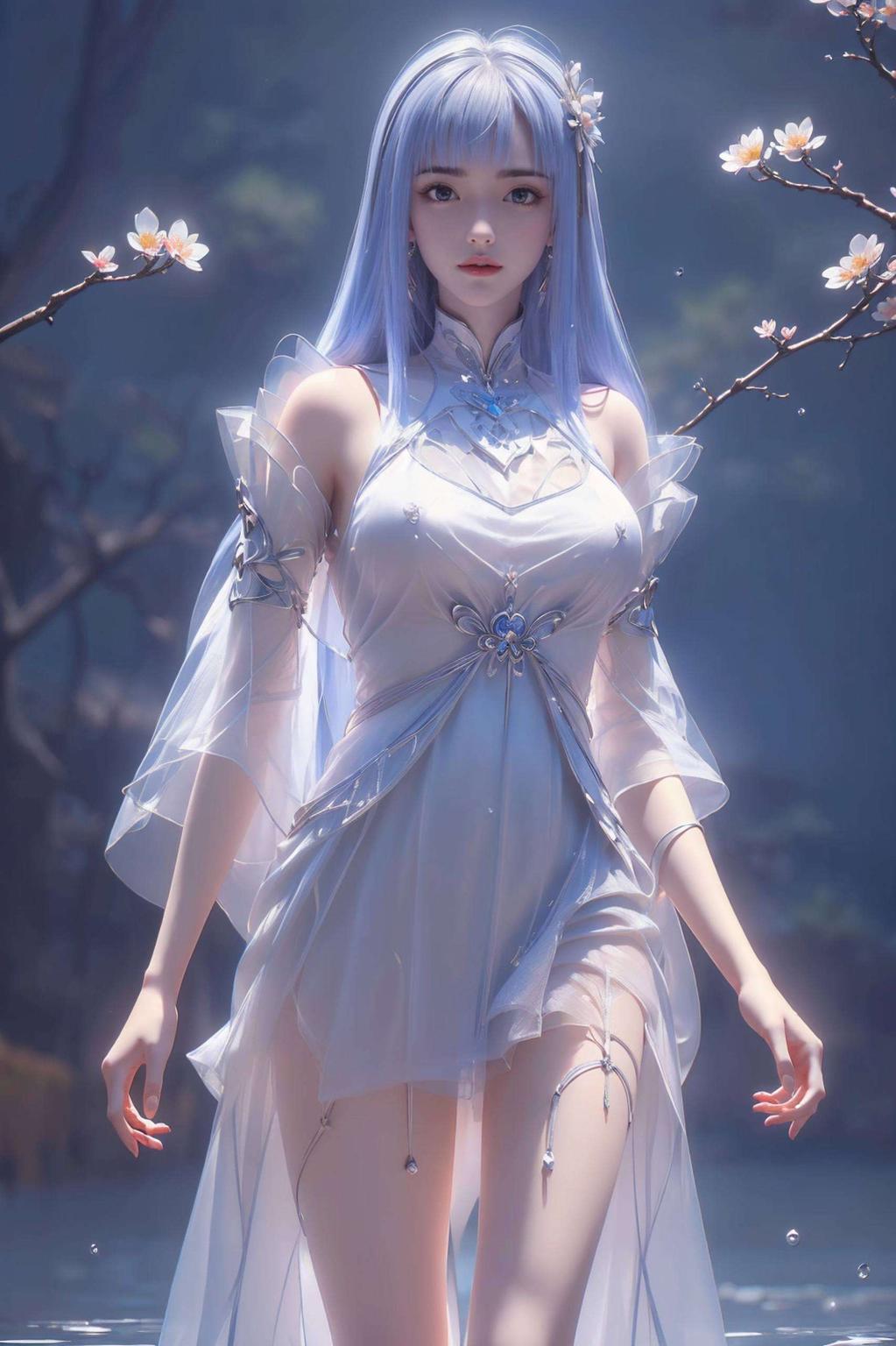 今天给大家带来一款唯美免费的电脑壁纸！这款壁纸以百炼成神中的宁雨蝶CG为主题高清画质
