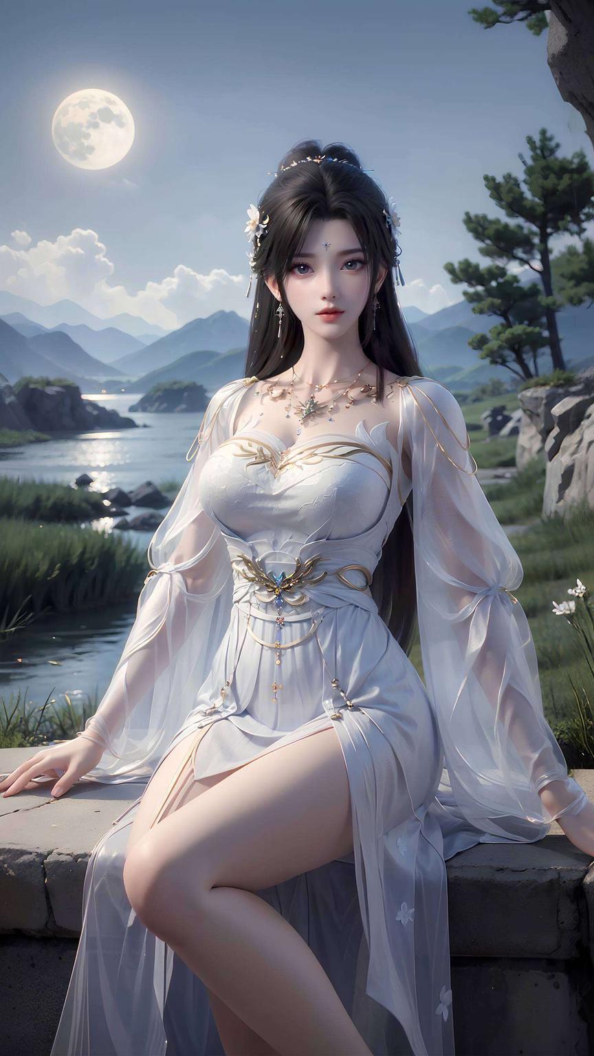 完美点缀Win10桌面美女壁纸清漪