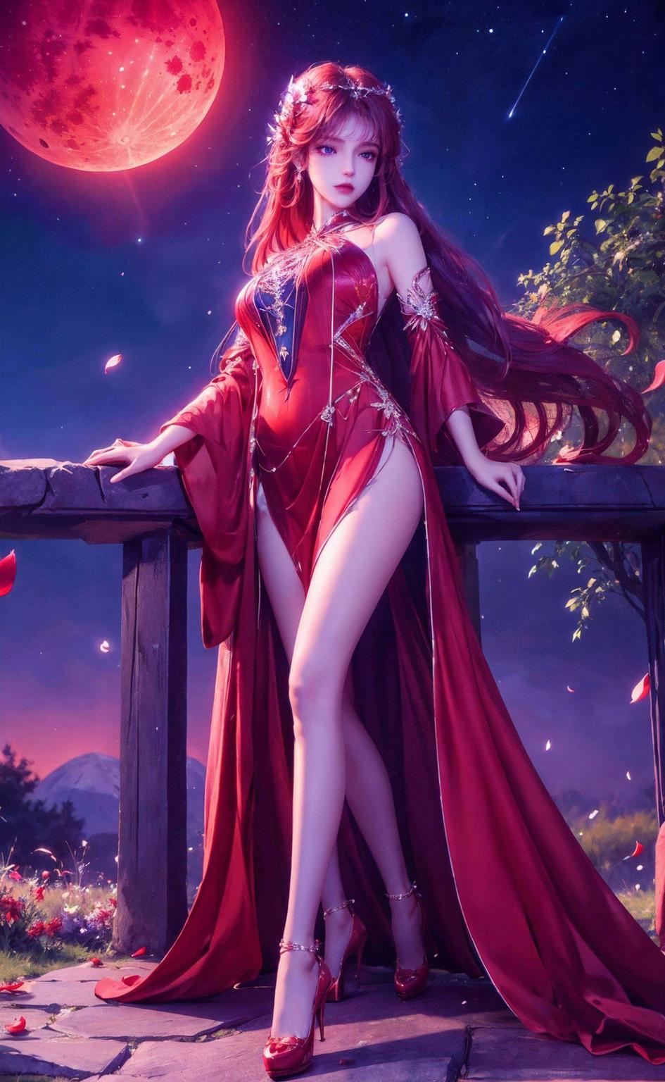 眼神含蓄呈现古典美人的神秘魅力