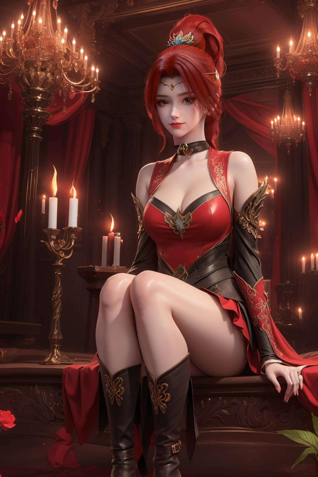 唐火儿轻靠窗台美到心坎里去！