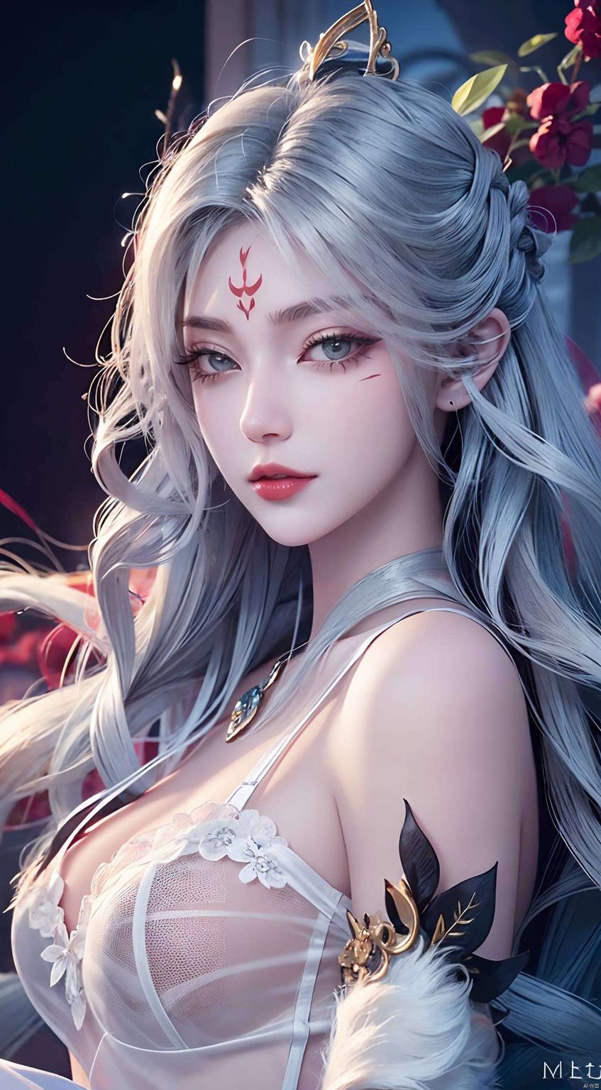 美轮美奂小白仙姿卓越