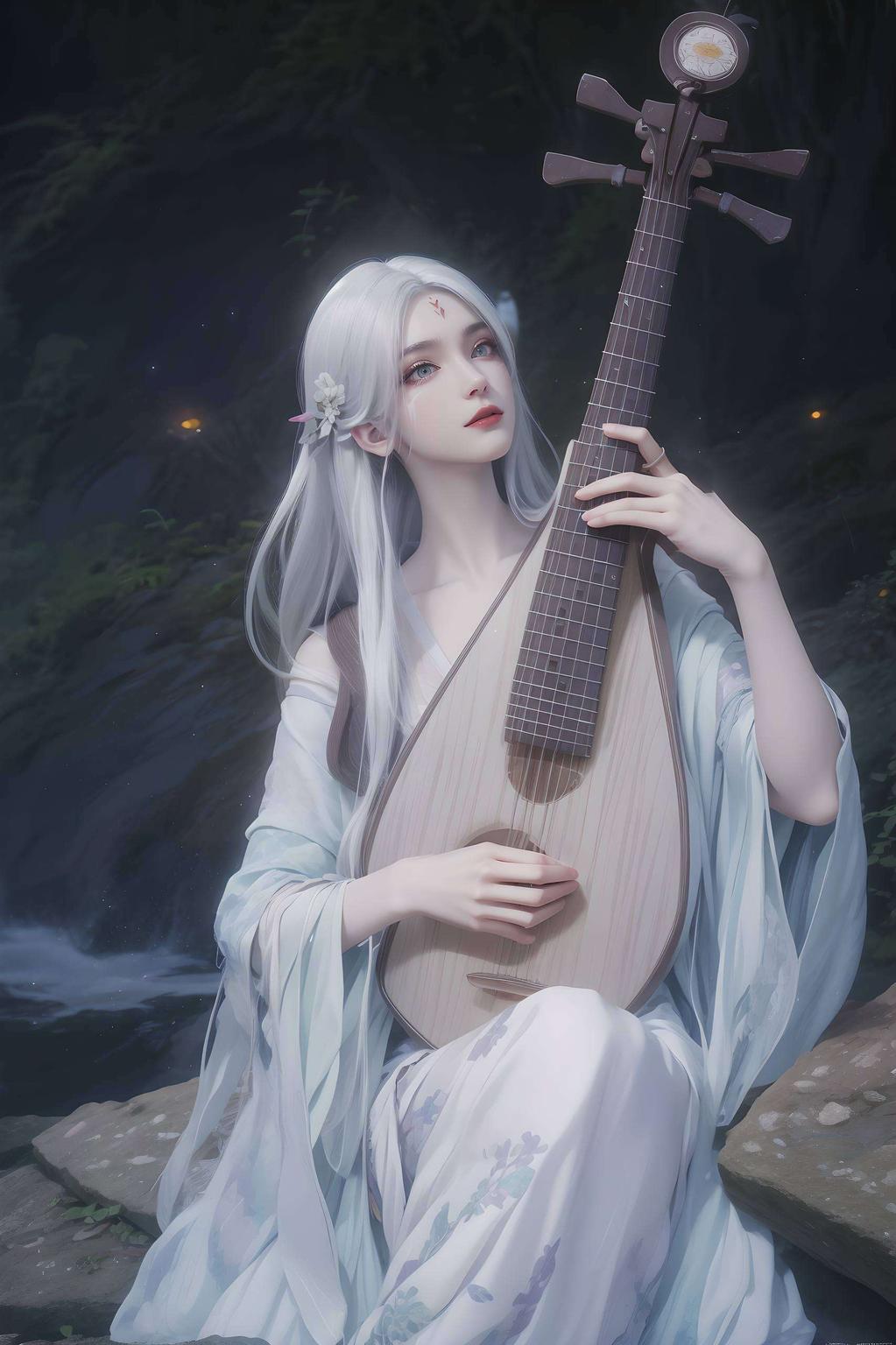 小白仙气壁纸诛仙世界里的清新风景