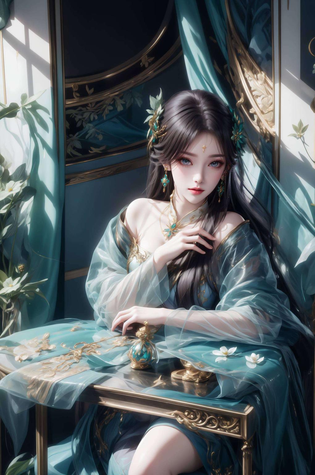 动态效果超赞！看这细腻的线条这款壁纸以国漫经典角色萧薰儿为主题