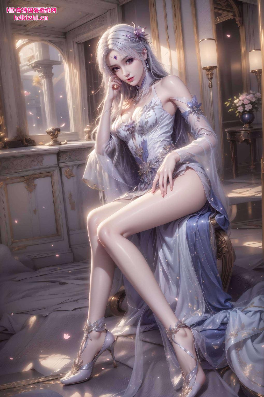 绿色背景映衬出古典唯美尽显国漫之美