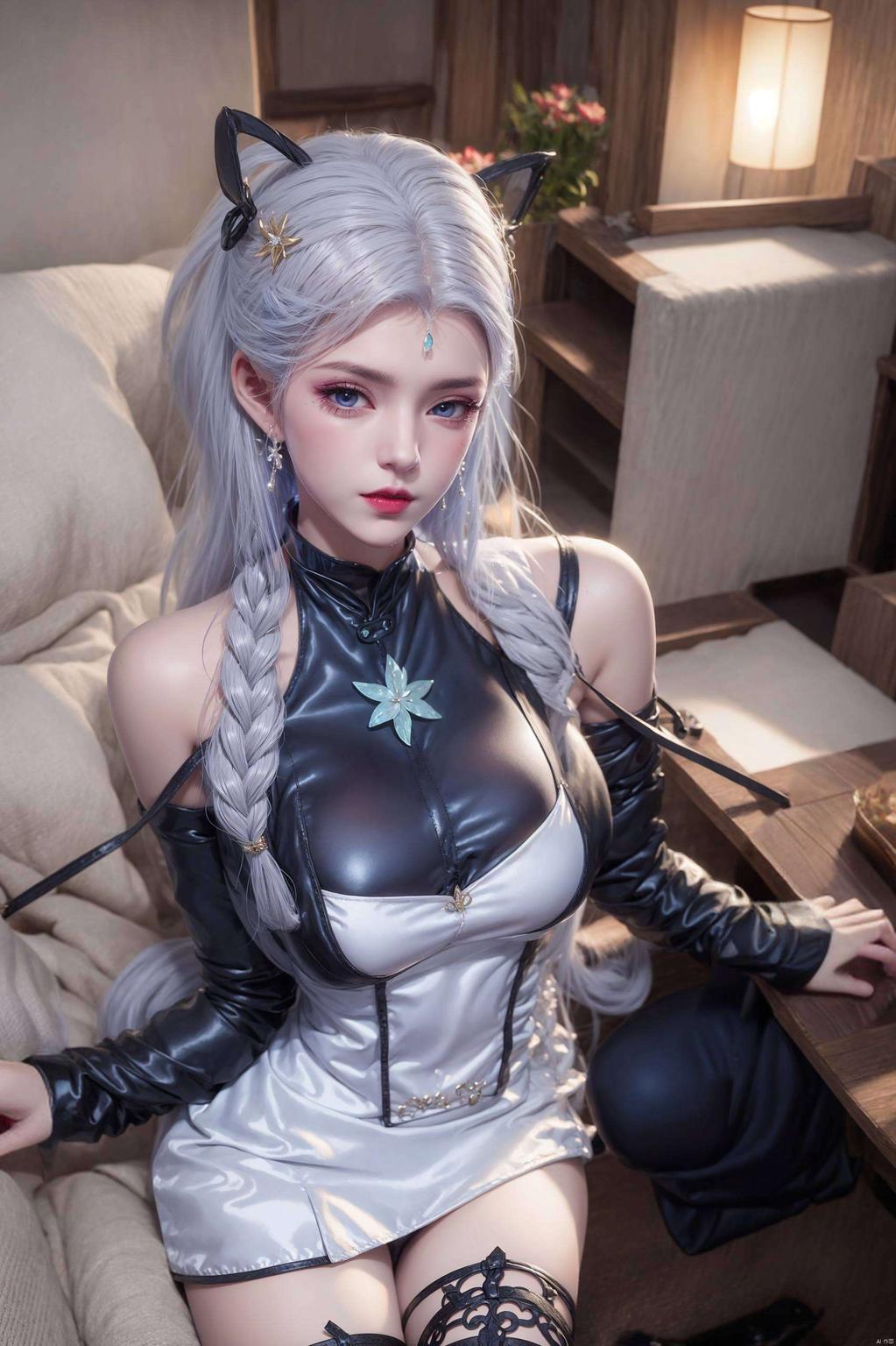 雪女的美艳与神秘这款炫彩壁纸以绝世唐门雪女脸部特写为主题