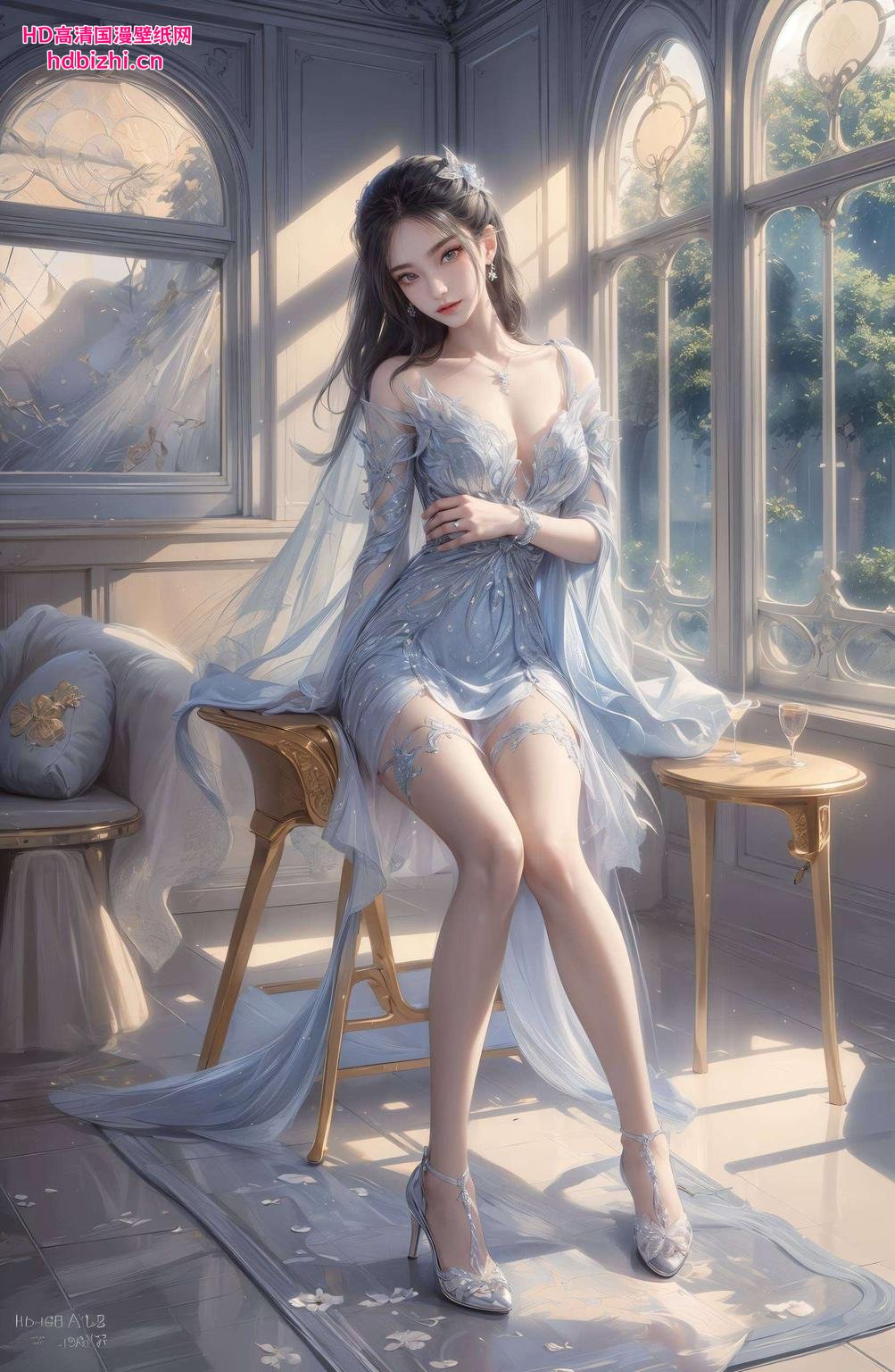 温柔的色彩下藏着深深的伤感动漫壁纸焰灵姬美艳壁纸