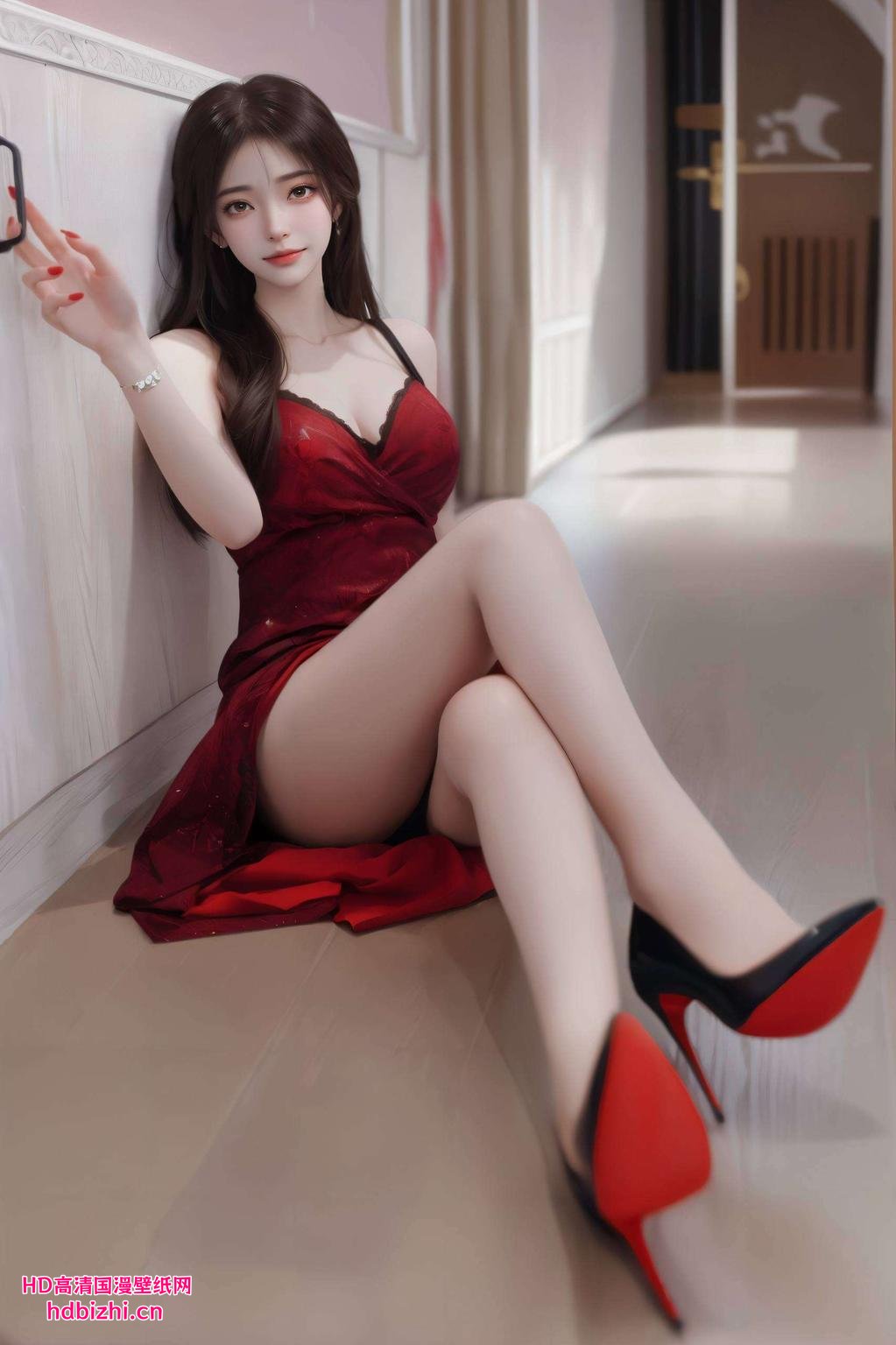 还有她那迷人的眼神简直让人心动