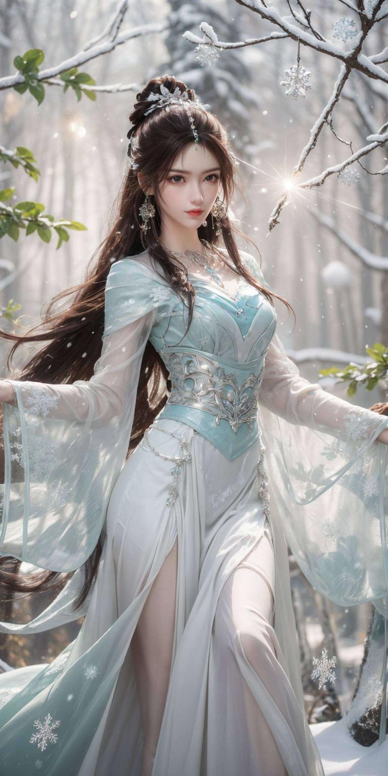 这电脑壁纸简直绝了！AI素材里的叶倾仙动态效果稀有又吸睛