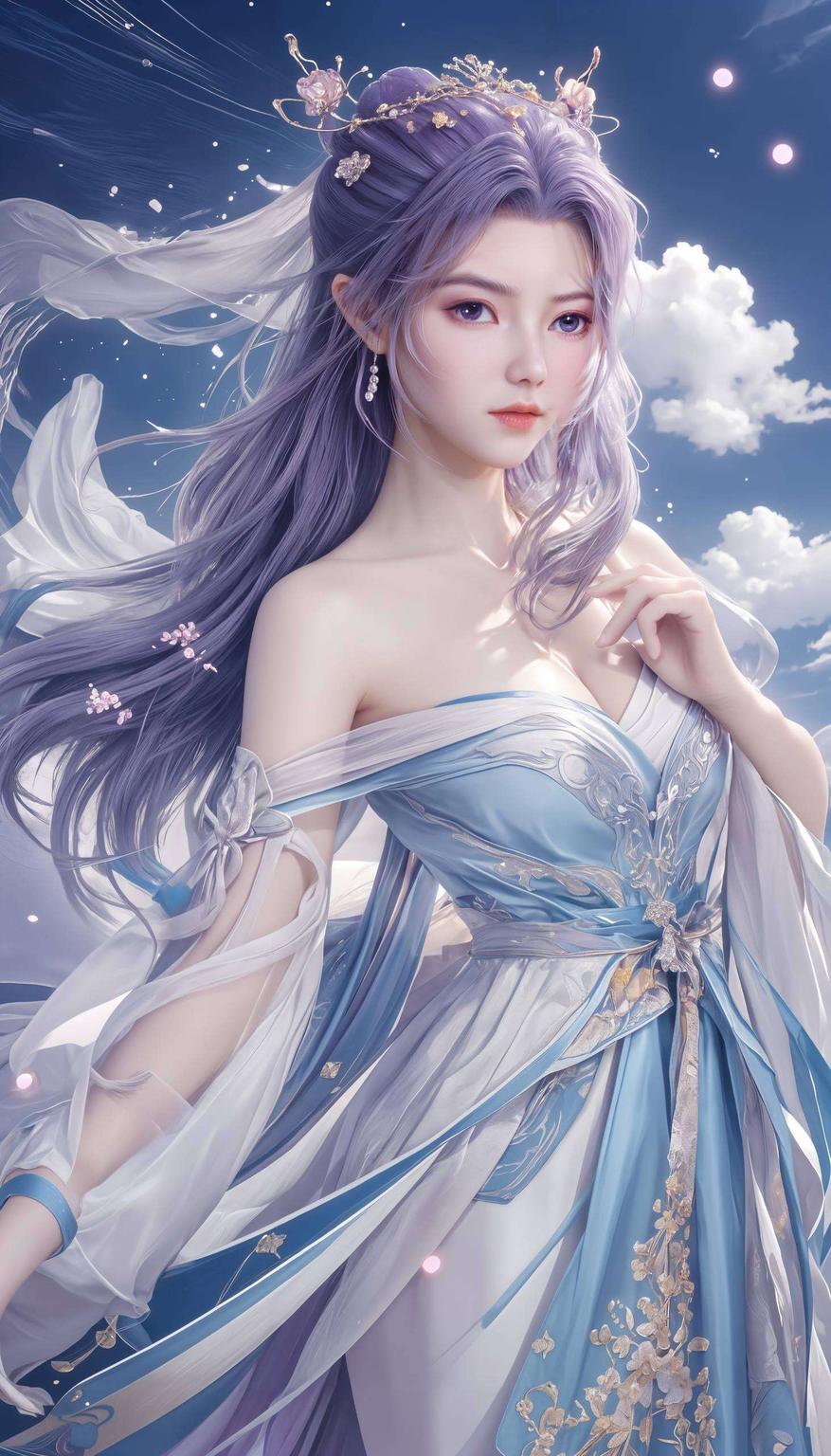这款【AI壁纸云霄仙女图片壁纸】即入画